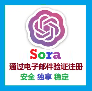 Sora账号购买 | 已登入Sora.com | OpenAI Sora账号独享成品个人永久号 通过自建Wep.email邮箱创建 超安全稳定